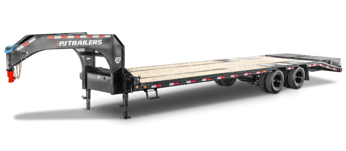 The Low-Pro Flatdeck With Duals Gooseneck Trailer (LD)