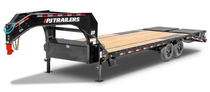 The Low-Pro Flatdeck With 8K Singles Gooseneck Trailer (LX)