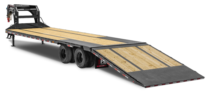 The Low-Pro With Hydraulic Dove Gooseneck Trailer (LY)