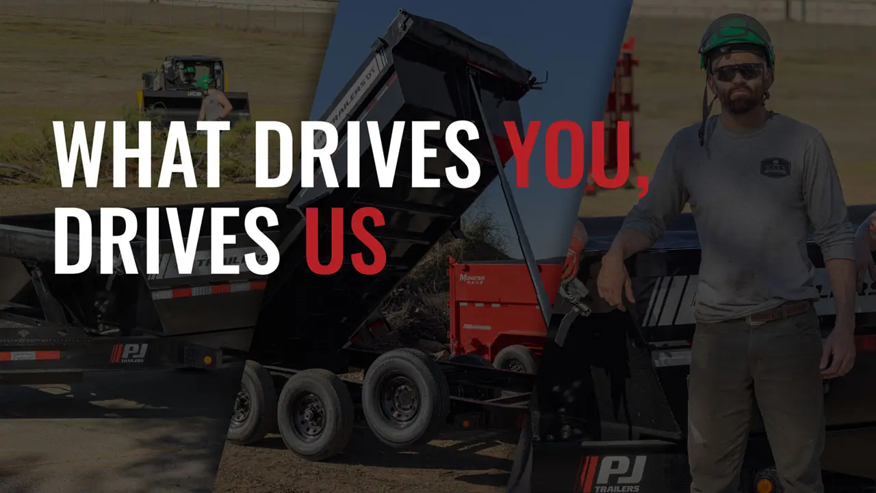 What drives you drives us PJ trailers DT1 dump.