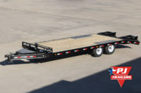 4 ft Dovetail with Flip Over Ramps - PJ Trailers