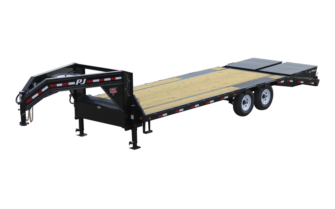 Low-Pro Flatdeck With Singles (LS) - PJ Trailers