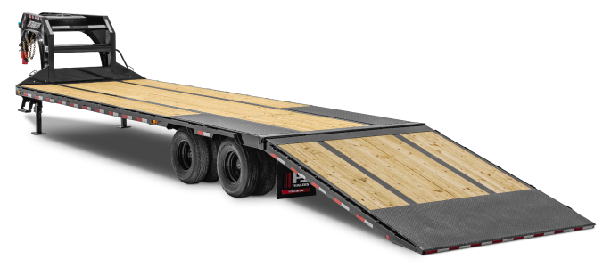 The Low-Pro With Hydraulic Dove Gooseneck Trailer (LY)